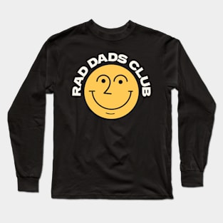 Rad Dads Club x Happy Vintage Retro Style Smiley Face Long Sleeve T-Shirt